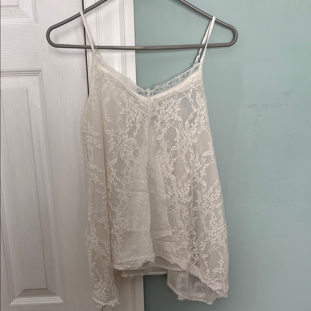 Lace tank top